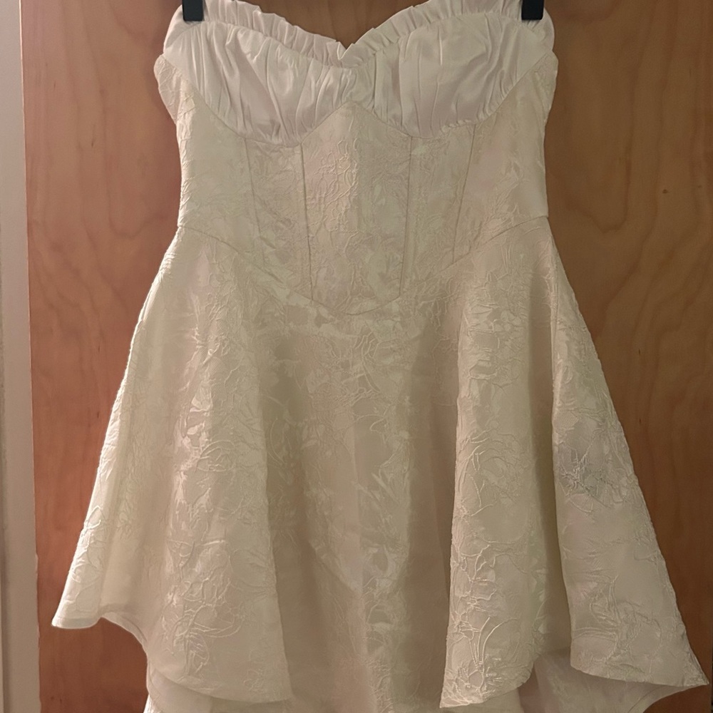 White Corset Dress